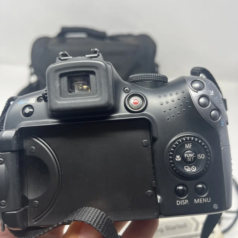 Canon PowerShot SX10 IS 10.0MP Digital Camera With Bag -Black Tested